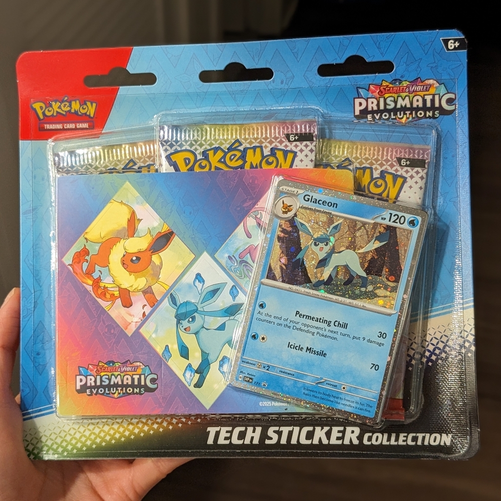 💎 Prismatic Evolutions 💎 Tech Sticker Collection Full Set of 3 - Pokemon Cards - Picture 9 of 12